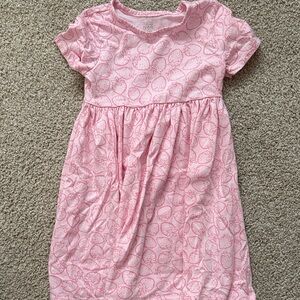 Falls Creek Pink Strawberry Print Kids Dress